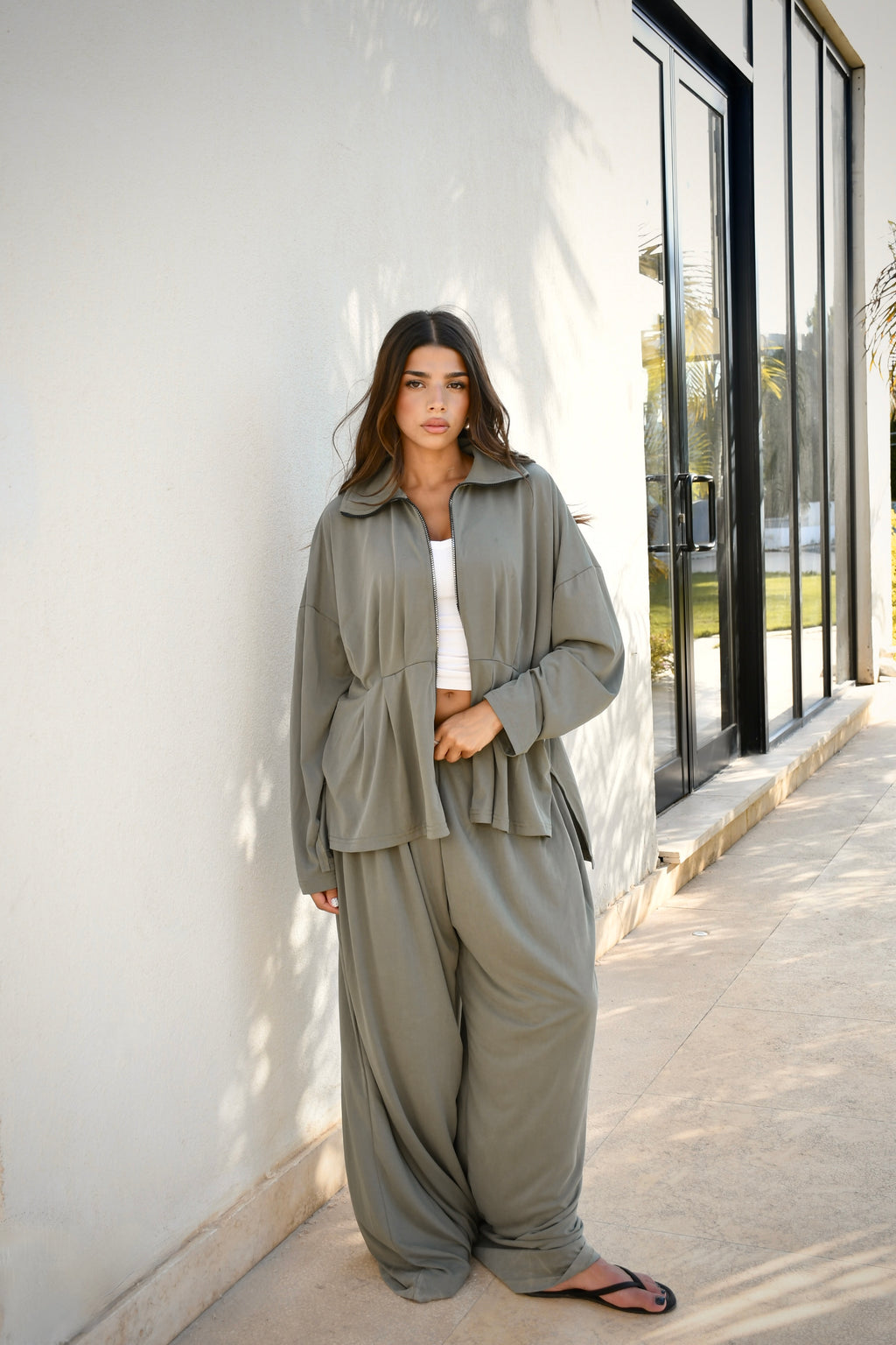 Oysho olive set